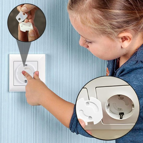 Cache - prises sécurité enfants | Protection électrique - Sérénité Bébé