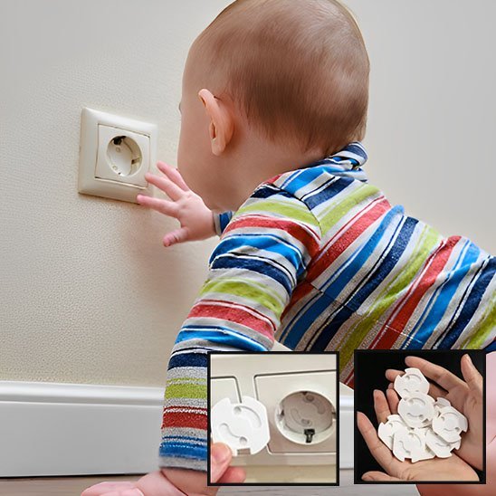 Cache - prises sécurité enfants | Protection électrique - Sérénité Bébé