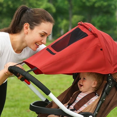 Parasol pour poussette | Protection UV Universelle - Sérénité Bébé