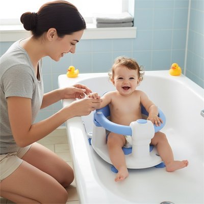 Siège de Bain Bébé | Sécurité Ergonomique - Sérénité Bébé