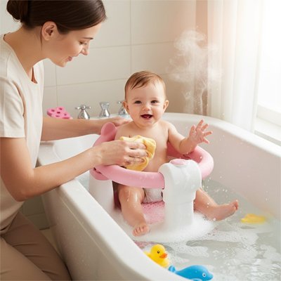 Siège de Bain Bébé | Sécurité Ergonomique - Sérénité Bébé